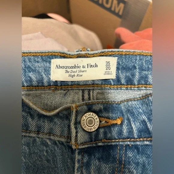 Abercrombie High Rise Dad Shorts EUC - Picture 4 of 5